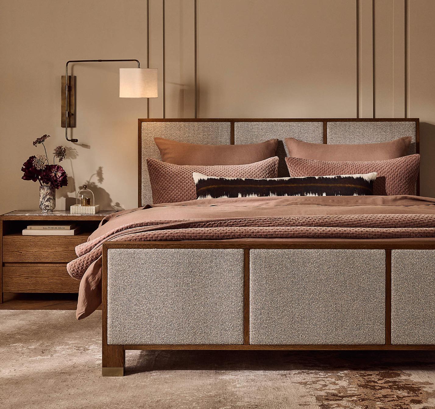 Upholstered Panel Bed thumbnail 3